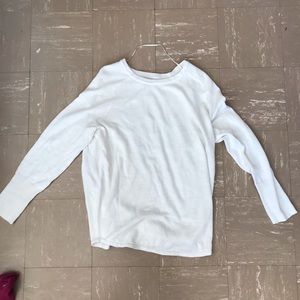 White, sparkly sweater